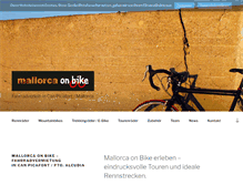 Tablet Screenshot of mallorcaonbike.com